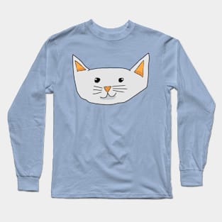 Light Grey Cat Long Sleeve T-Shirt